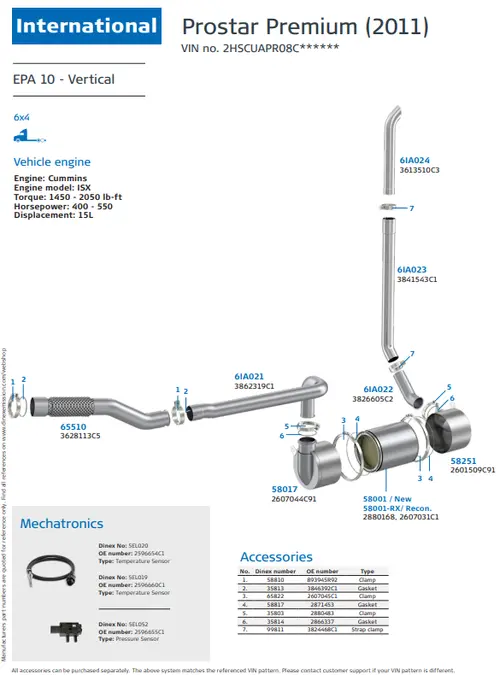 International Prostar Premium ISX EPA10