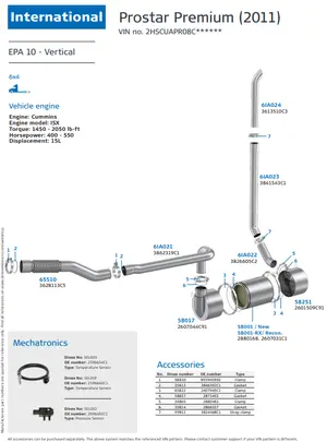 International Prostar Premium ISX EPA10