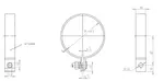 DIN COLLIER pour Mercedes, dia.=124.5 / L=30 mm, ALU