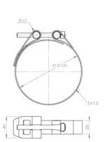 Clamp for Scania