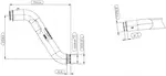 Insulated Exhaust Pipe for Iveco