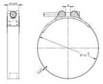 HoseFit Clamp, Ø=130-140 / L=30 mm, INOX
