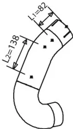 Pipe for Iveco