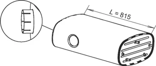 Silencer for Renault