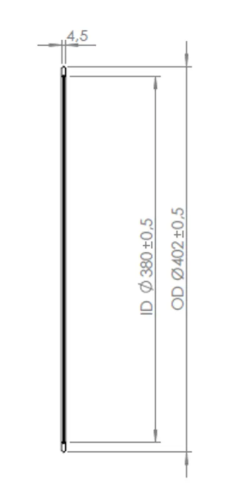 Gasket, OD=402 / ID=380