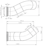 Exhaust Pipe for Volvo, E-line