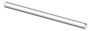 Exhaust Pipe, OD=120 / L=2000, ALU