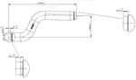 Pipe for Mercedes