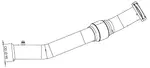 Exhaust Pipe for Iveco, E-line