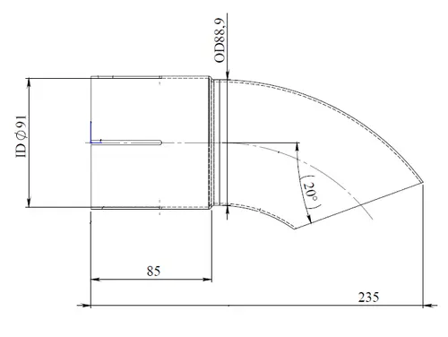 Pipe for Scania