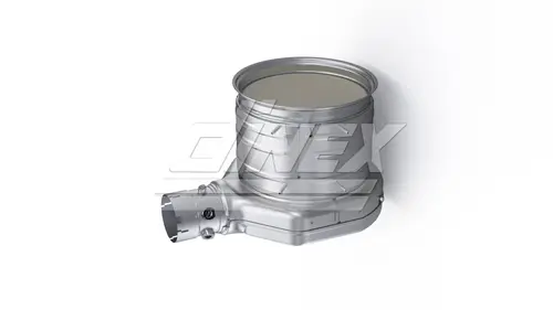 SCR 'Pancake' Outlet for Peterbilt