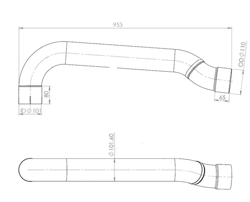 Pipe for MAN