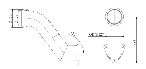 Pipe for DAF