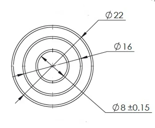 Universal Fitting, M14X1,5 / Ø7,4