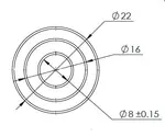 Universal Fitting, M14X1,5 / Ø7,4