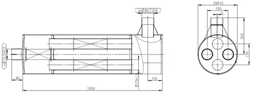 Silencer for Mercedes