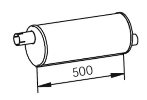 Silencer for Nissan