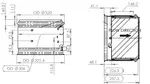 DPF for Cummins/Paccar - SmartRange (Clamps/Gaskets included)
