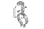 Pipe & Silencer Bracket, Ø=127 mm, ALU