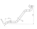Pipe for Iveco