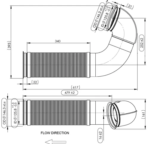 Pipe for Iveco