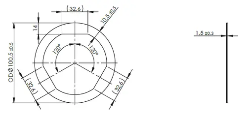 Gasket for DAF