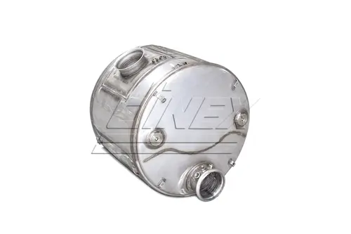 Silencer w. SCR for DAF