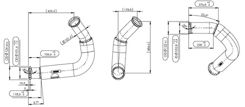 Pipe for Volvo