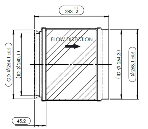 DPF for Detroit Diesel EPA17, SmartRange