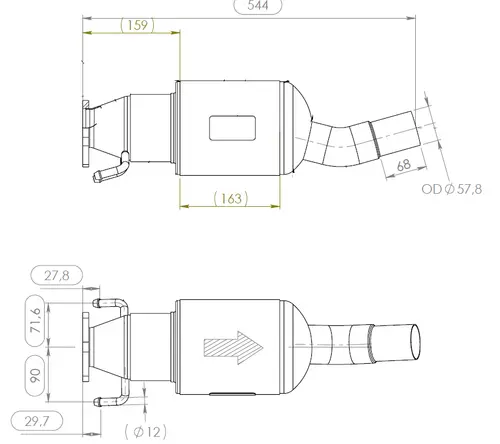 Silencer for Iveco