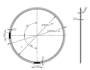 Gasket for DAF/VDL