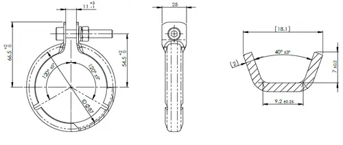 Clamp for Mercedes