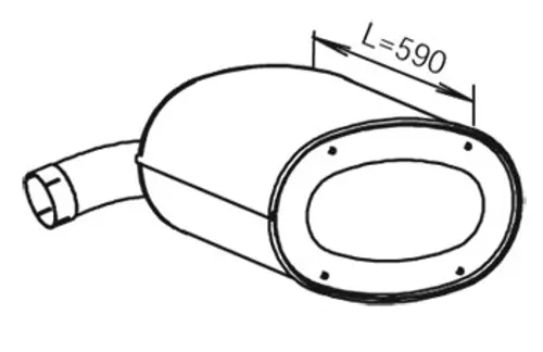 Silencer for Iveco