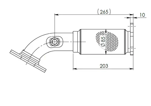 Pipe for Iveco