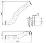 Water Coolant pipe for MAN