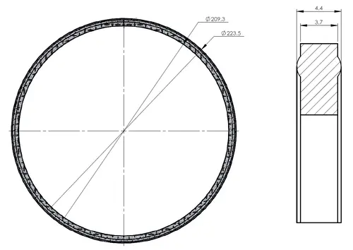 Gasket for DAF/Dennis