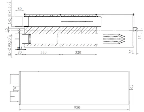Silencer for Mercedes