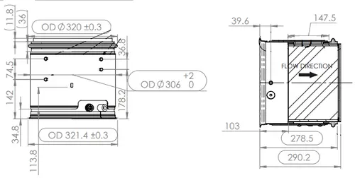 DPF for Cummins EPA17, SmartRange