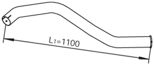 Pipe for Iveco