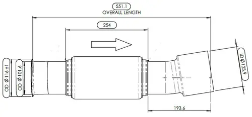 Exhaust Bellow for International