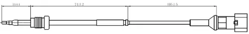 Temperature Sensor for Massey Ferguson