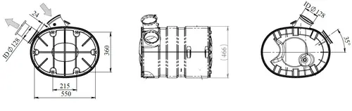 Silencer w. SCR for Volvo