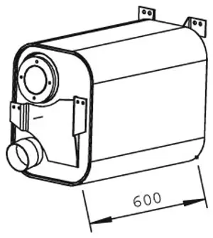 Silencer for Mercedes