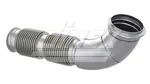 Exhaust Pipe w. Bellow for Iveco