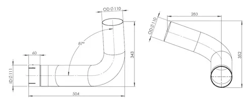 Pipe for MAN