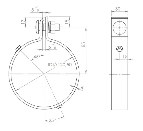 Clamp for MAN
