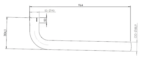 Pipe for DAF