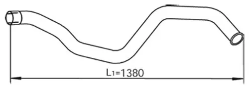 Pipe for Mercedes