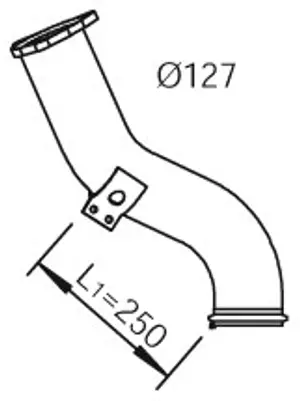Pipe for DAF