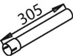 Pipe for Mercedes